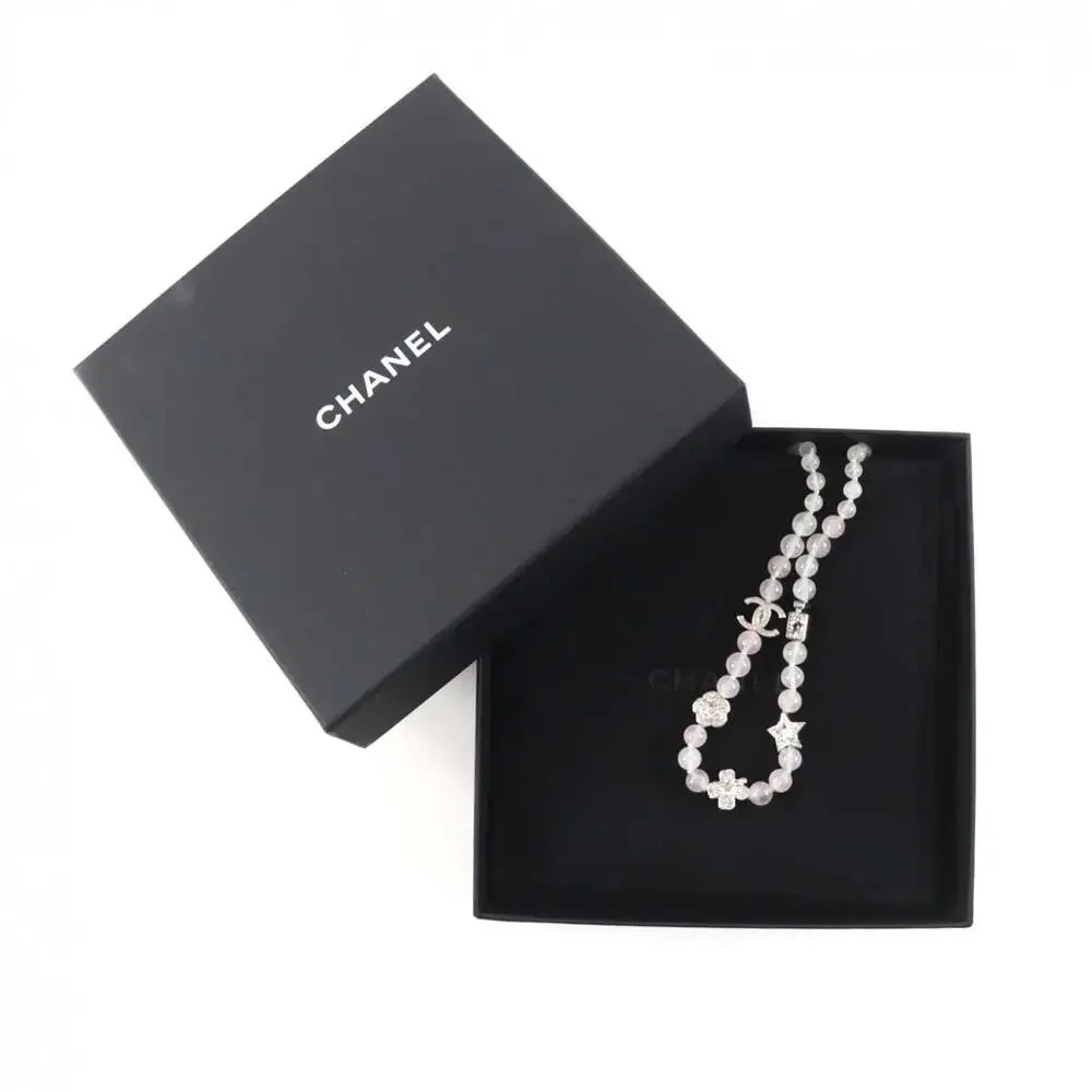 Chanel Cc Logo Pendant Necklace #250083C17B